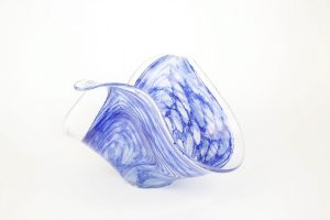 Handblown Cobalt Blue Glass Bowl