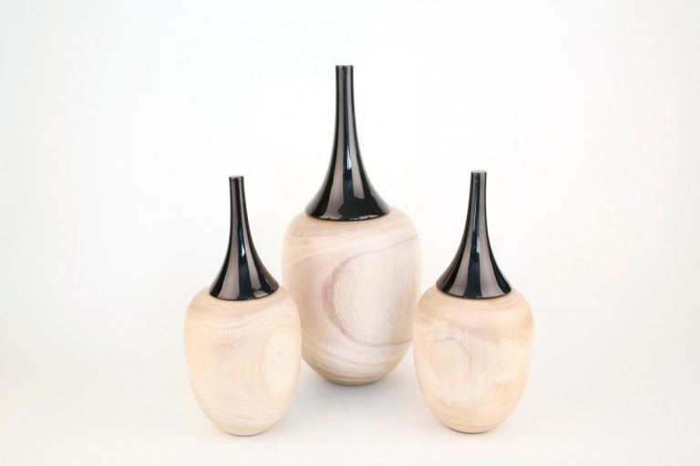 Wood Jars (3)