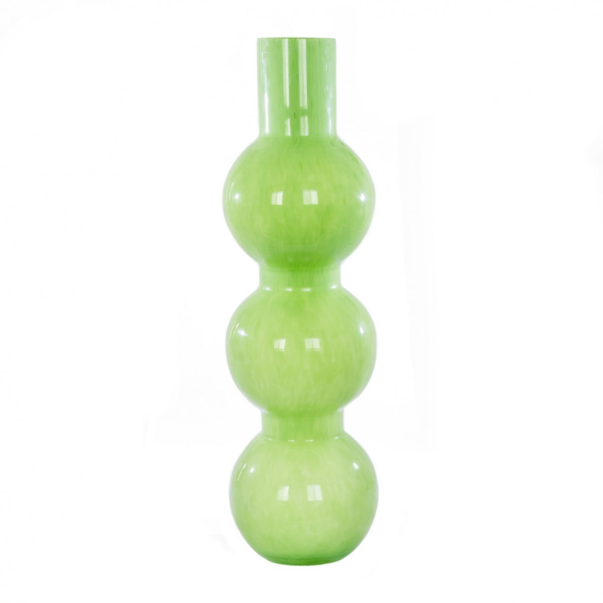 Modern Lime Green Glass Vase