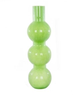 Modern Lime Green Glass Vase